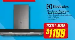 The Good Guys Electrolux 90cm Canopy Rangehood offer