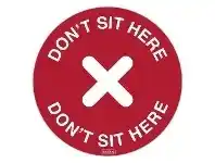 DURUS Don't Sit Here Floor Decal