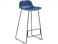 Officeworks Pago Polo Heavy Duty Stool with Black Base and Navy Seat offer