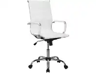 Officeworks Otto Franklin Medium Back Chair White offer