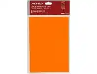 Officeworks Meto A5 Sign Card Fluoro Orange 10 Pack offer