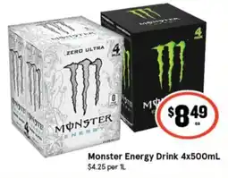 IGA Monster Energy Drink offer