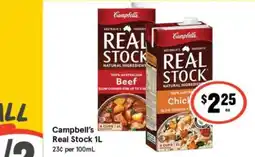 IGA Campbell's Real Stock 1L offer