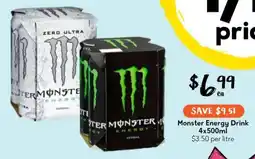 Drakes Monster Energy Drink offer