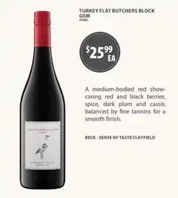 Sense of Taste Turkey Flat Butchers Block GSM offer