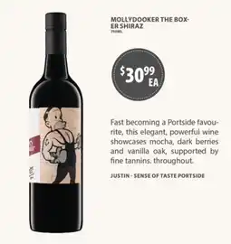Sense of Taste Mollydooker The Boxer Shiraz offer
