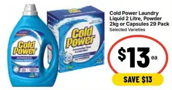 Ritchies Cold Power Laundry offer