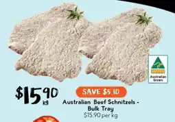 Drakes Australian Beef Schnitzels offer