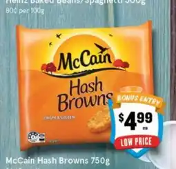 IGA McCain Hash Browns offer
