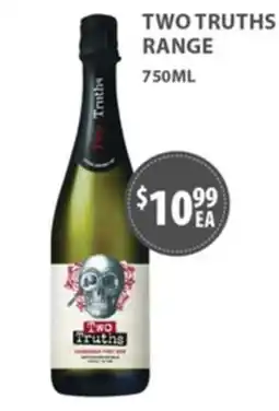 Sense of Taste Two Truths Champagne offer