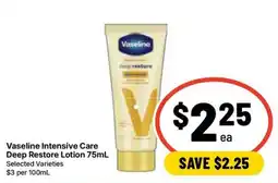 Ritchies Vaseline Intensive Care Deep Restore Lotion offer