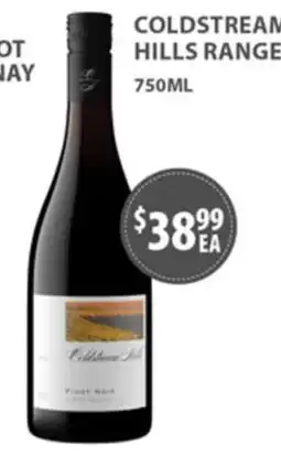 Sense of Taste Coldstream Hills Pinot Noir offer