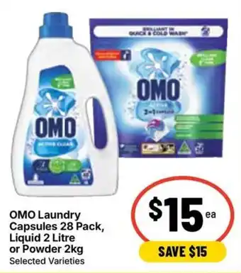 Ritchies OMO Laundry Capsules offer