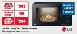 Harvey Norman LG 42L 'NeoChef' Smart Inverter Microwave Oven offer