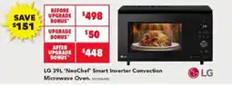 Harvey Norman LG 39L 'NeoChef' Smart Inverter Convection Microwave Oven offer