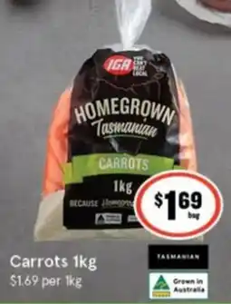 IGA IGA Homegrown Tasmanian Carrots offer