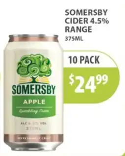 Sense of Taste Somersby Apple Sparkling Cider offer