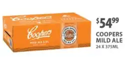 Sense of Taste Coopers Mild Ale offer