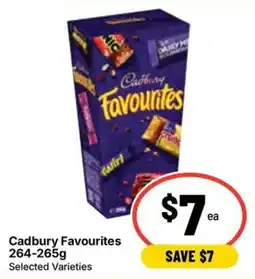 Ritchies Cadbury Favourites Selected Varieties offer