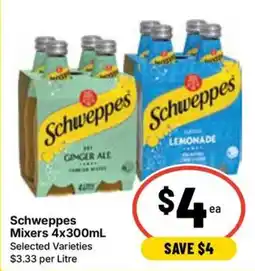 Ritchies Schweppes Mixers offer