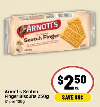 Ritchies Arnott's Scotch Finger Biscuits offer