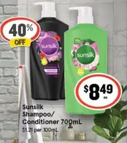 IGA Sunsilk Shampoo/Conditioner offer