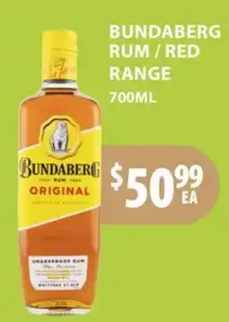 Sense of Taste Bundaberg Original Rum offer
