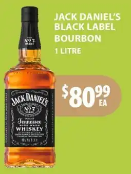 Sense of Taste Jack Daniel's Black Label Bourbon offer