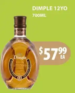 Sense of Taste Dimple 12YO offer
