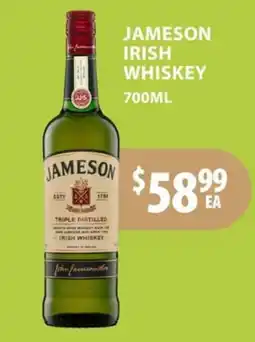 Sense of Taste Jameson Irish Whiskey offer
