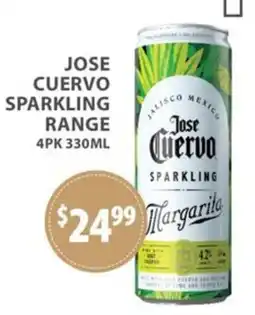 Sense of Taste Jose Cuervo Sparkling Margarita offer