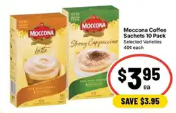 Ritchies Moccona Coffee Sachets offer