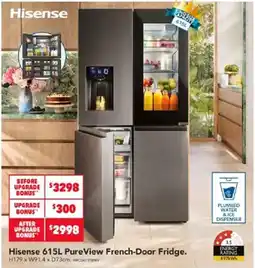 Harvey Norman Hisense 615L PureView French-Door Fridge offer