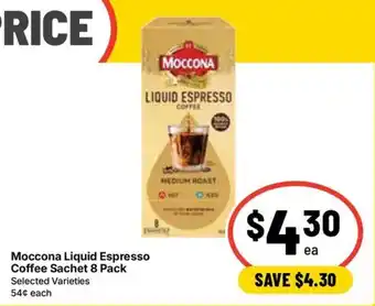 Ritchies Moccona Liquid Espresso Coffee Sachet offer