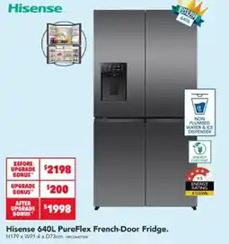 Harvey Norman Hisense 640L PureFlex French-Door Fridge offer