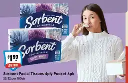 IGA Sorbent Facial Tissues offer