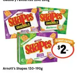 IGA Arnott's Shapes offer