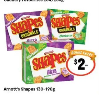 IGA Arnott's Shapes offer