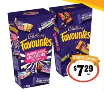 IGA Cadbury Favourites offer
