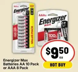 Ritchies Energizer Max Batteries offer