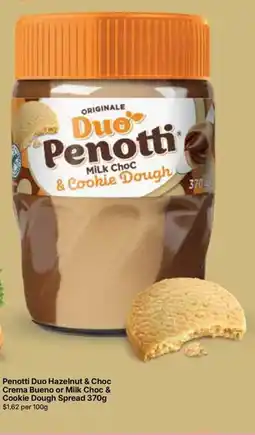 Ritchies Penotti Duo Hazelnut & Choc Crema Bueno or Milk Choc & Cookie Dough Spread offer