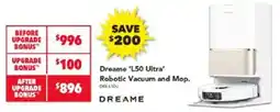 Harvey Norman Dreame 'L50 Ultra' Robotic Vacuum and Mop offer