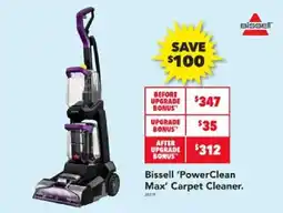 Harvey Norman Bissell 'PowerClean Max' Carpet Cleaner offer