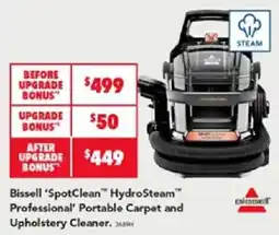 Harvey Norman Bissell 'SpotClean' HydroSteam' Professional' Portable Carpet and Upholstery Cleaner offer
