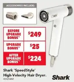 Harvey Norman Shark 'SpeedStyle' High-Velocity Hair Dryer offer