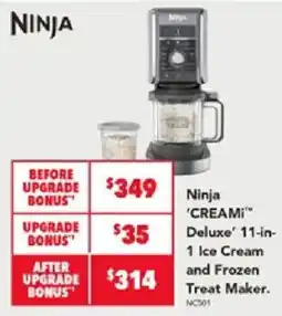 Harvey Norman Ninja 'CREAMi' Deluxe 11-in-1 Ice Cream and Frozen Treat Maker offer
