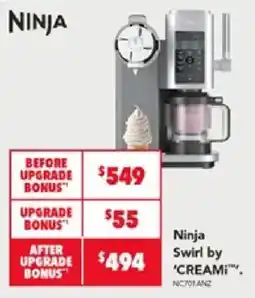 Harvey Norman Ninja Swirl by 'CREAMi' offer