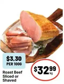 Ritchies Roast Beef Sliced or Shaved offer