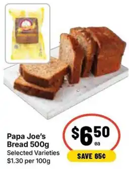 Ritchies Papa Joe's Bread offer