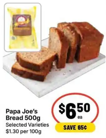 Ritchies Papa Joe's Bread offer
